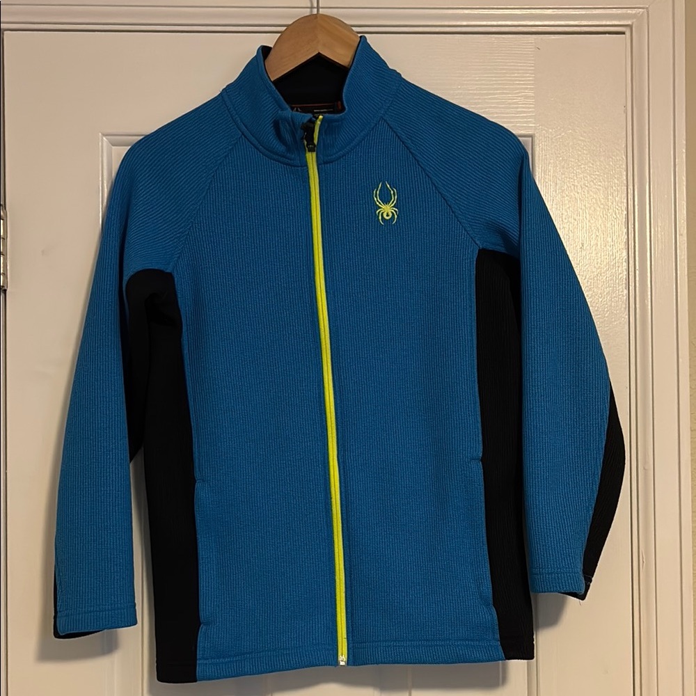 Spyder Kids Blue and Black Swim Jacket